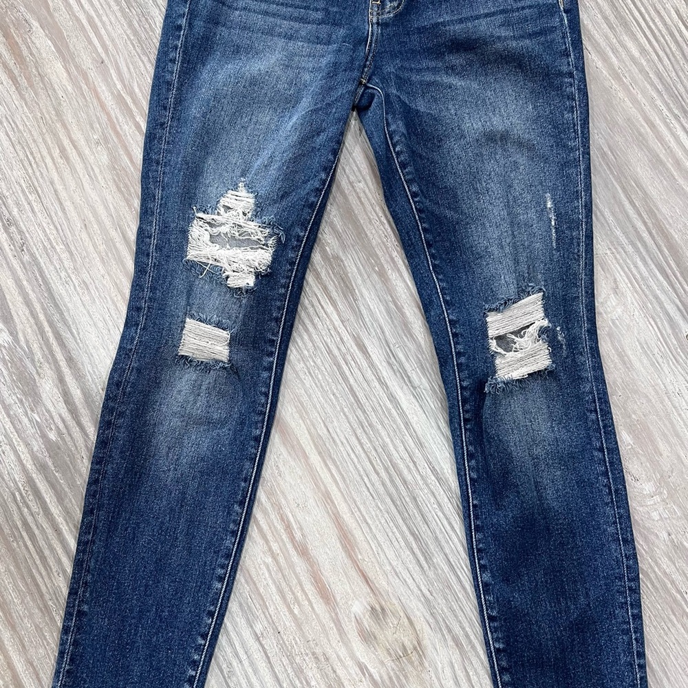 - Flying Monkey Blue Skinny Jeans Distressed Style